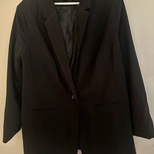 Denim 24/7 Black womens blazer